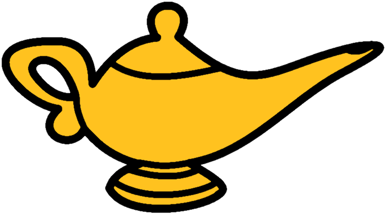 Golden Lamp Genie Free Download PNG HQ PNG Image