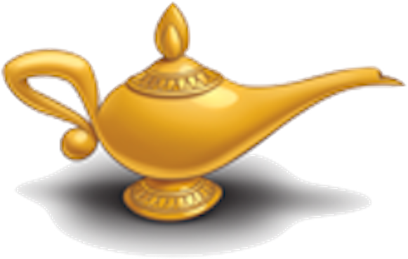 Golden Lamp Photos Genie PNG File HD PNG Image