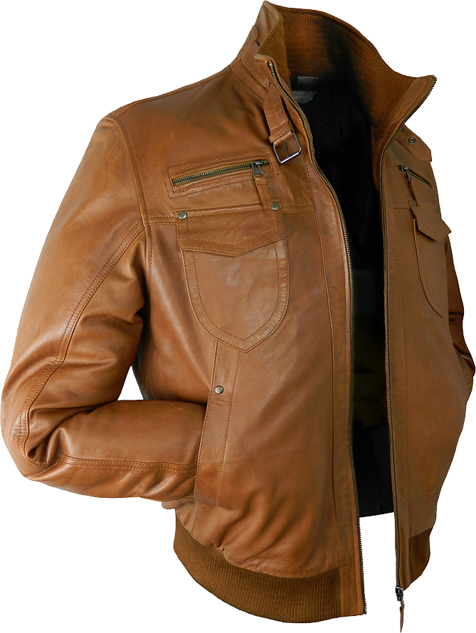 Leather jacket Transparent PNG Image