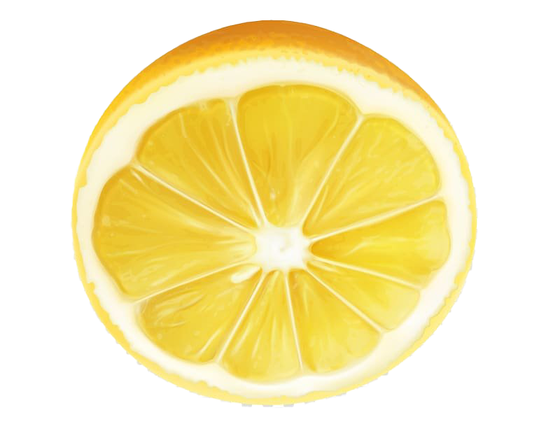 Cut Lemon Half Free Transparent Image HQ PNG Image