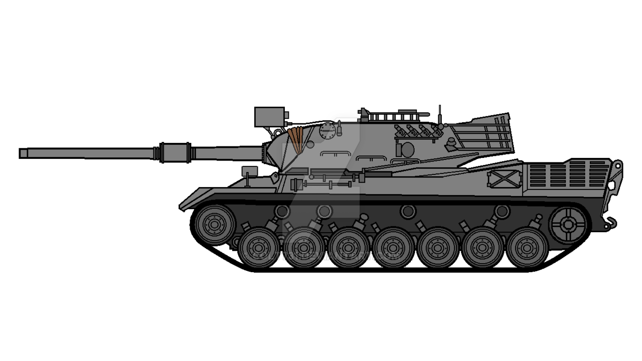 Leopard tank Transparent PNG Image