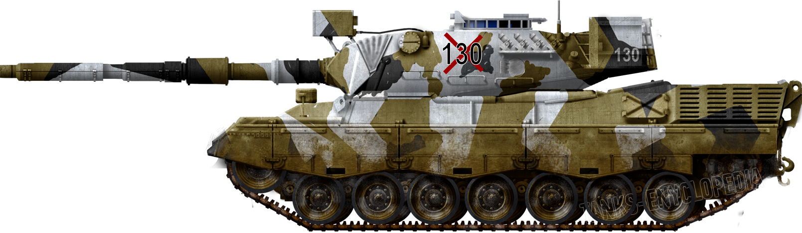 Leopard tank Transparent PNG Image