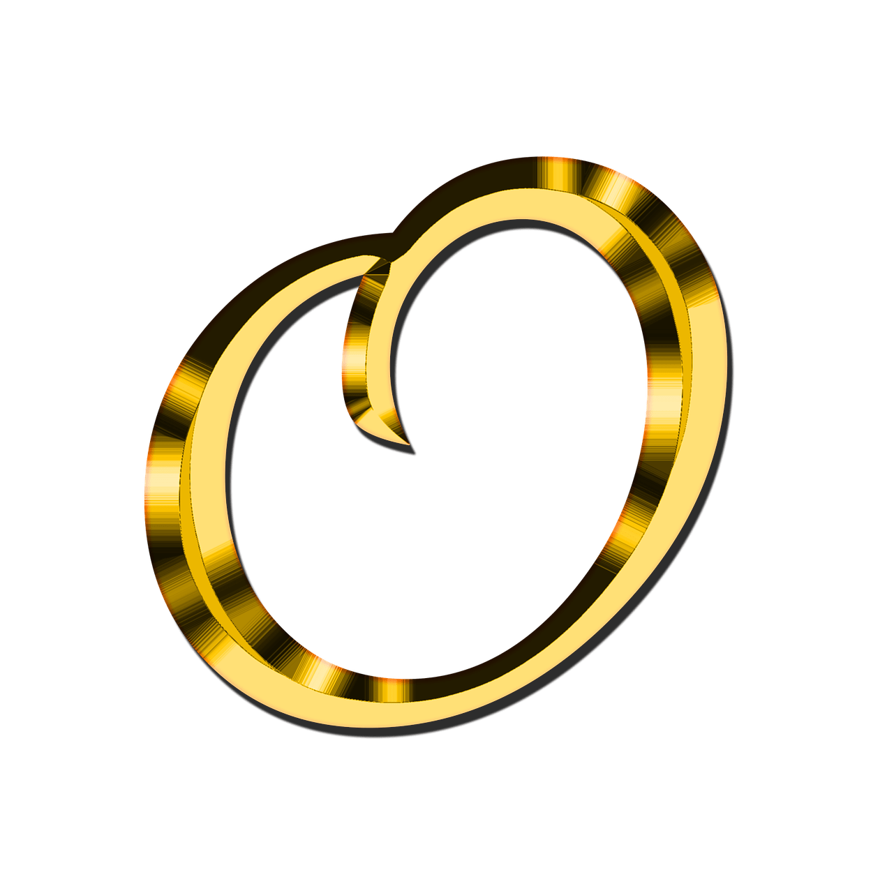 Alphabet Gold Picture Free PNG HQ PNG Image