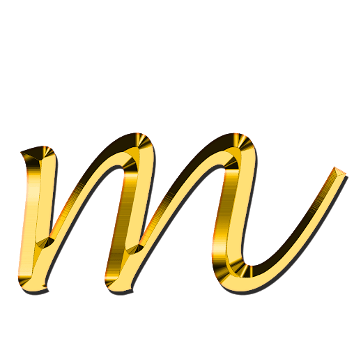 Alphabet Gold Free Clipart HQ PNG Image