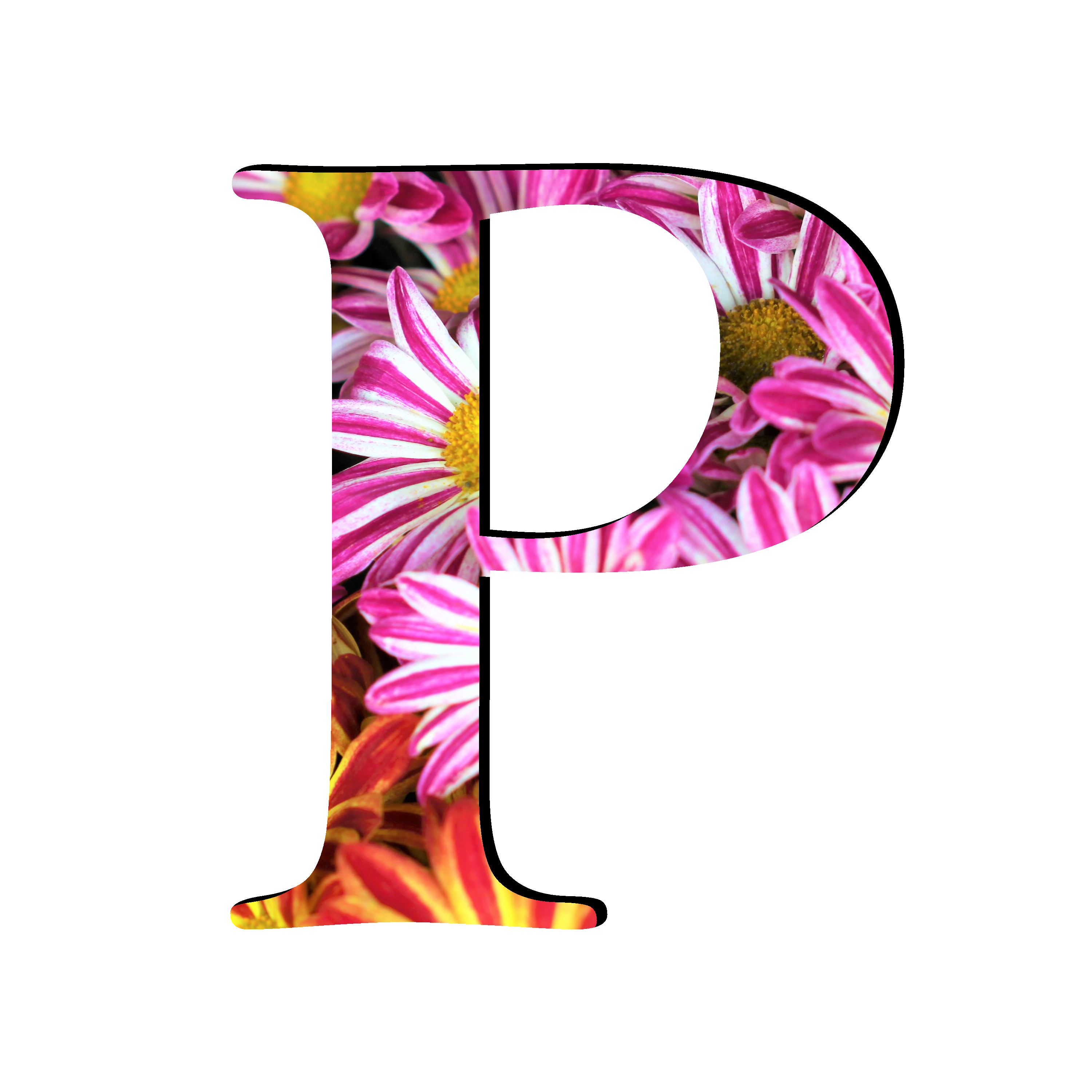 P Letter PNG Free Photo PNG Image