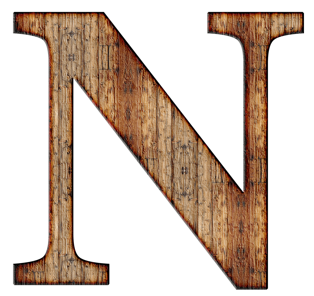 Letter N Free Clipart HD PNG Image