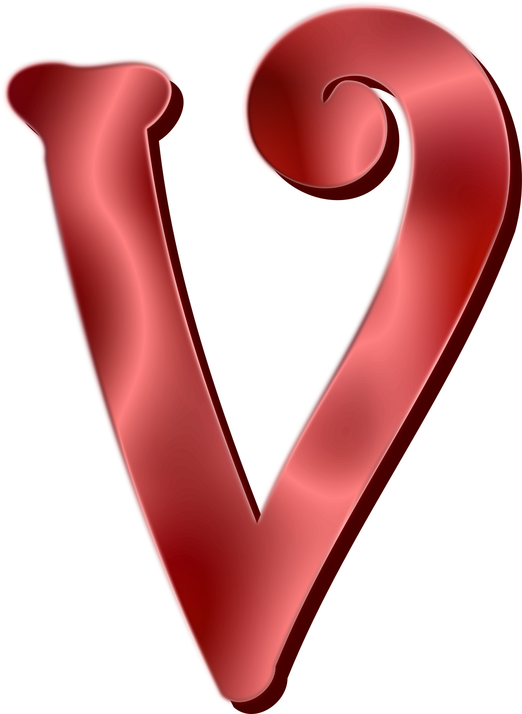 Photos Letter V Free Clipart HD PNG Image