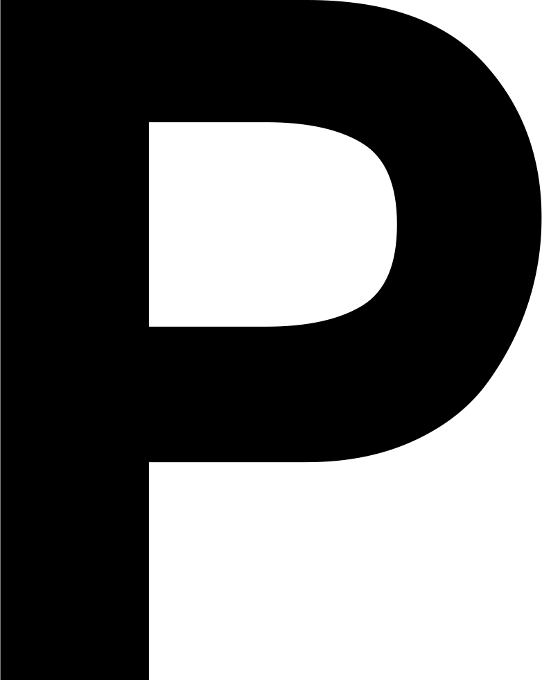 P Letter Download HD PNG Image