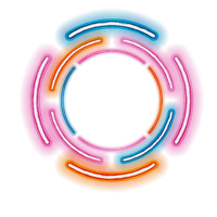 Light Circle Glow Effect Multicolored PNG Image