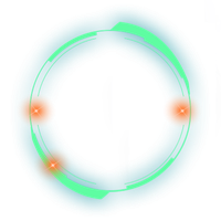 Light Pic Effect Multicolored Circle Glow PNG Image