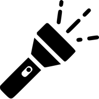 Vector Flashlight Torch Free Clipart HQ Transparent PNG Image