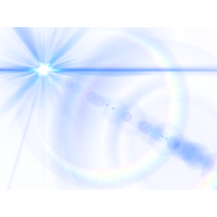 Blue Picture Triangle Light Sky Effect Lens Transparent PNG Image