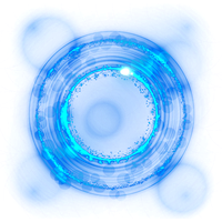 Blue Light Decoration Effect Free Clipart HD PNG Image