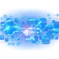 Blue Light Decoration Technology Effect Download HD PNG PNG Image