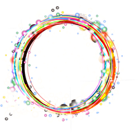 Color Light Frame Effect Theme Circle