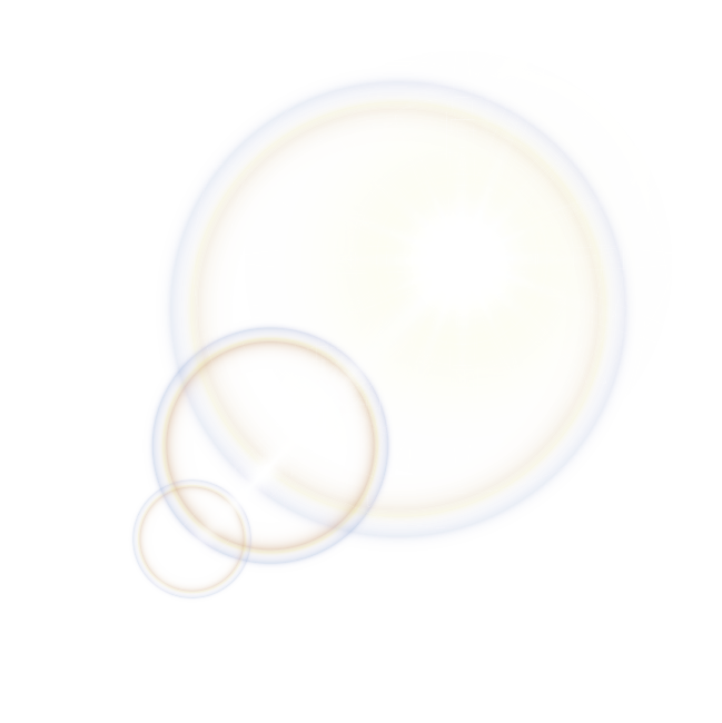 Light White Circle Effect Free Clipart HD PNG Image