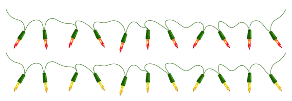 Christmas Decoration Lights Transparent PNG Image