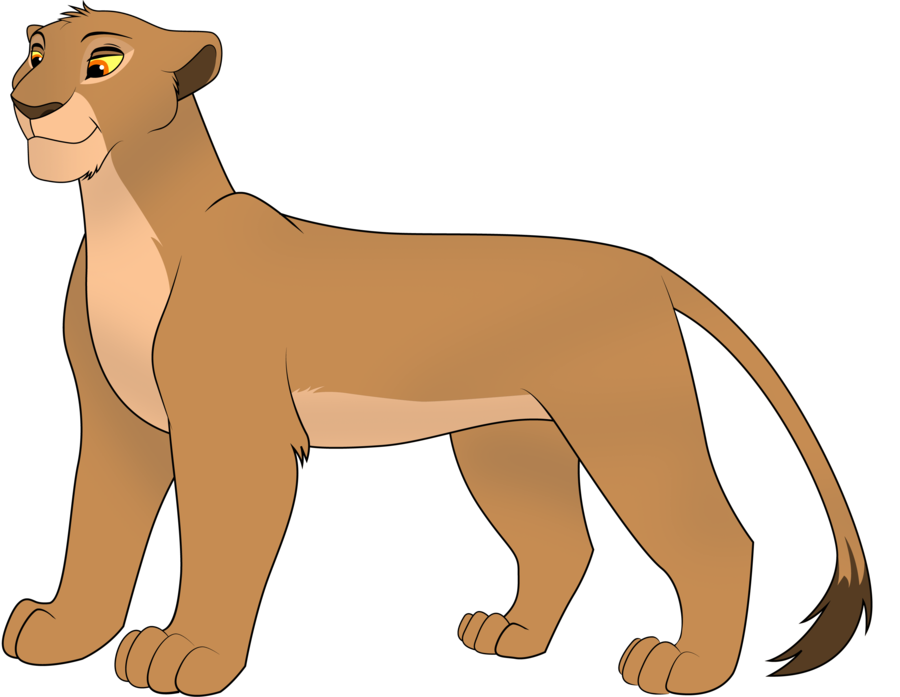Sarabi Lioness Nala Kiara Lion Simba Cartoon PNG Image