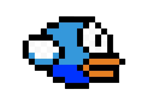 Christmas Flappy Bird - Pixel Art - Sticker