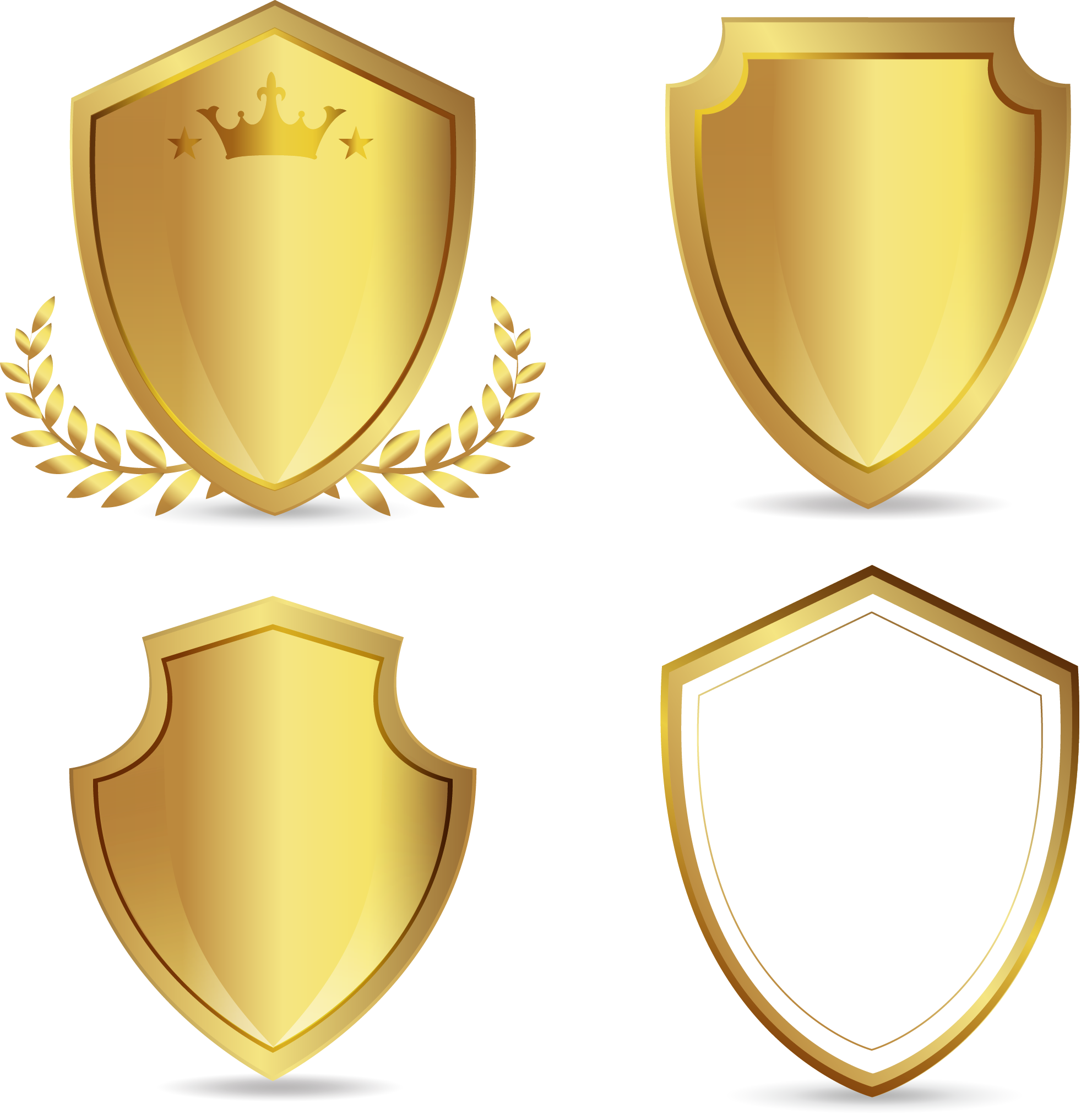 Gold Shield Png