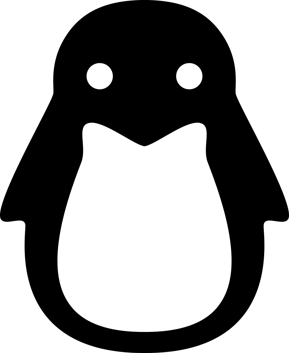 Tux Logo Distribution Debian Linux Free HD Image PNG Image