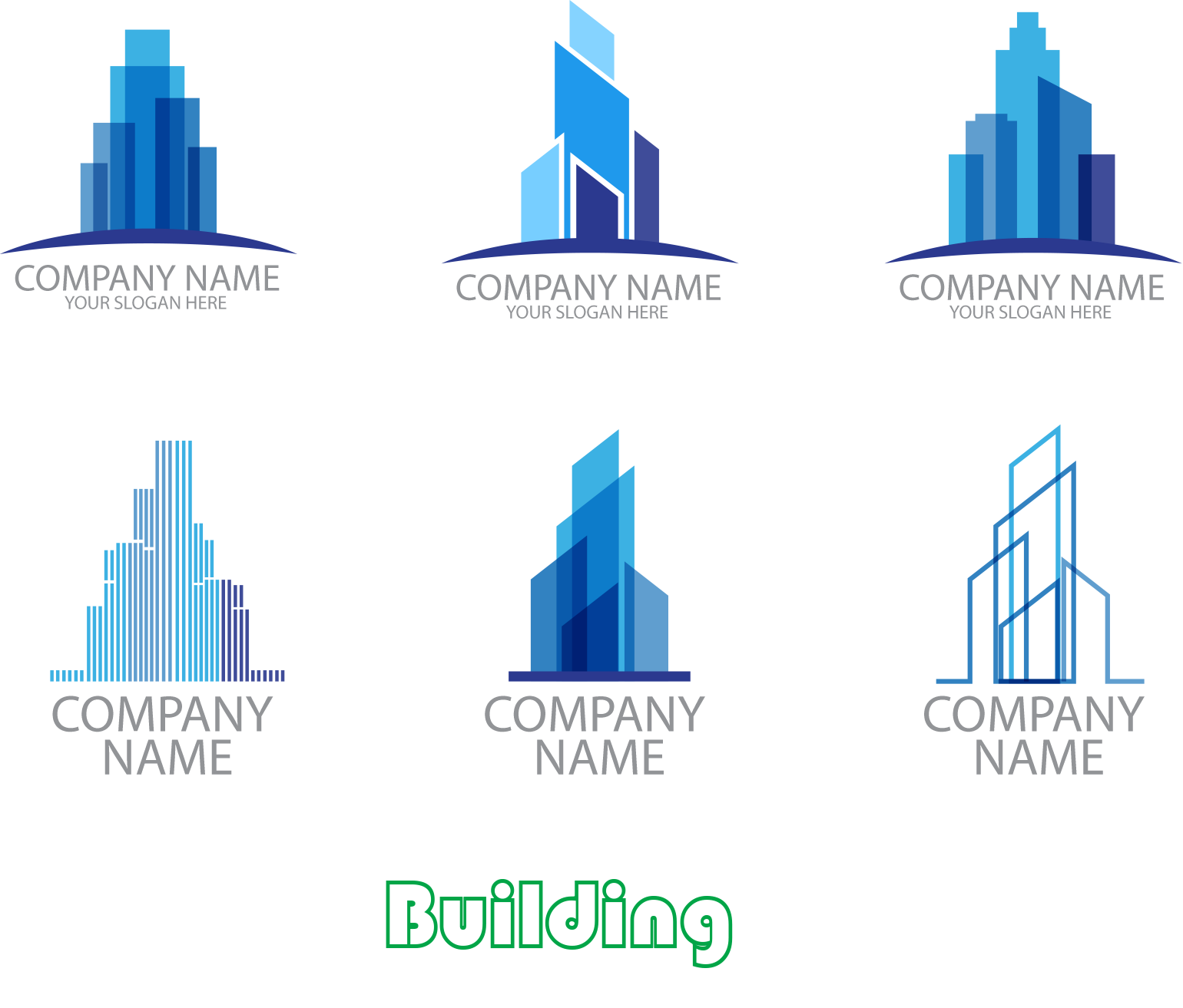 Building Logo Design Free Download ~ Set Of Building Logo Design Stock ...