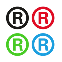 Registered Material Trademark Logo Symbol Icon