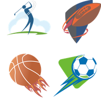Vector Logo Sport Golf Sports Free Download Image