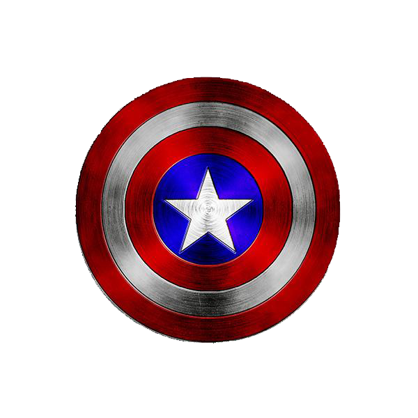 America Shield Circle Logo The Captain PNG Image