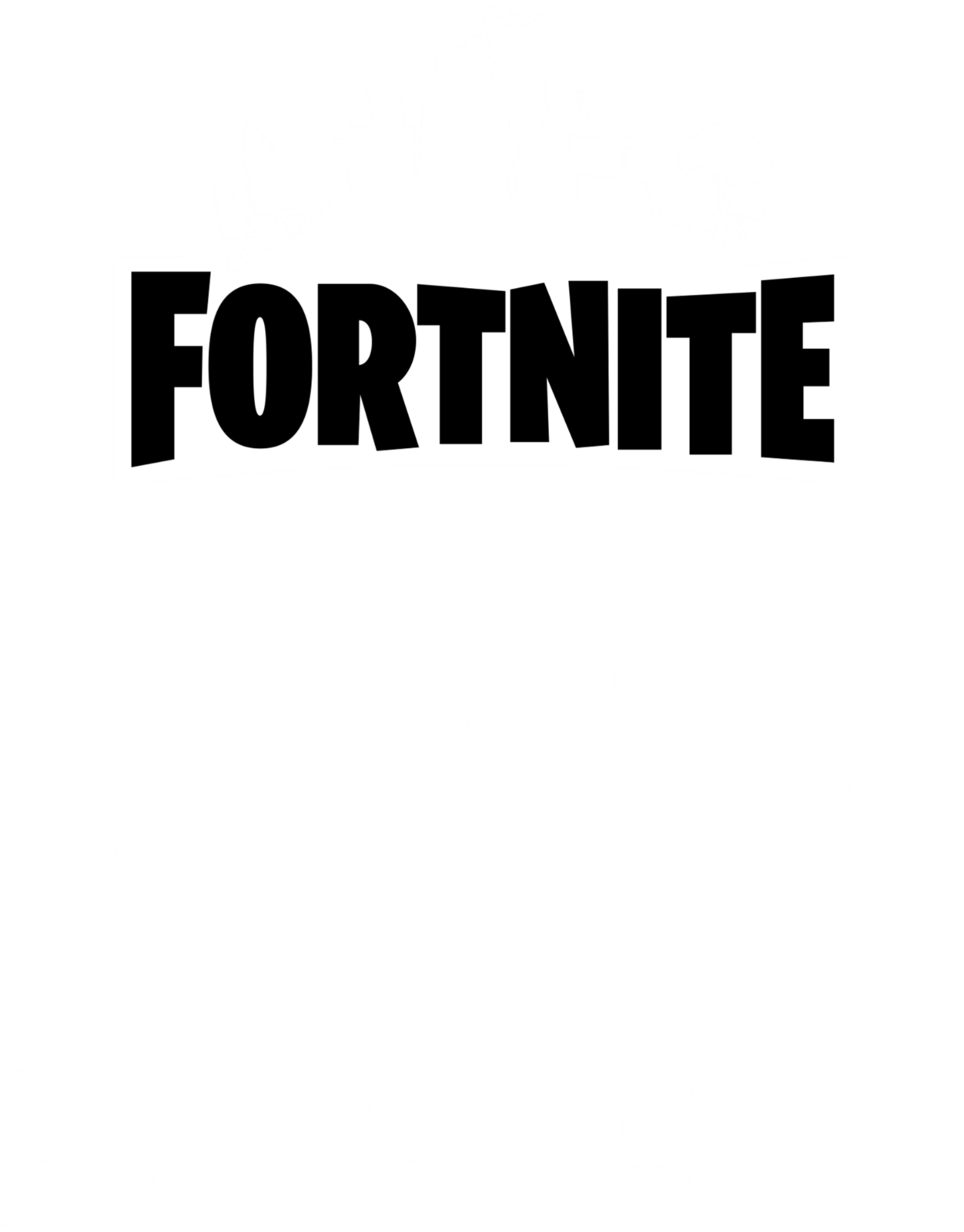 Logo Brand Black Fortnite Text Download HD PNG PNG Image