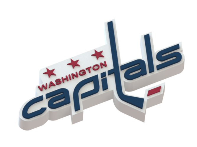 League Text National Capitals Washington Hockey Logo PNG Image
