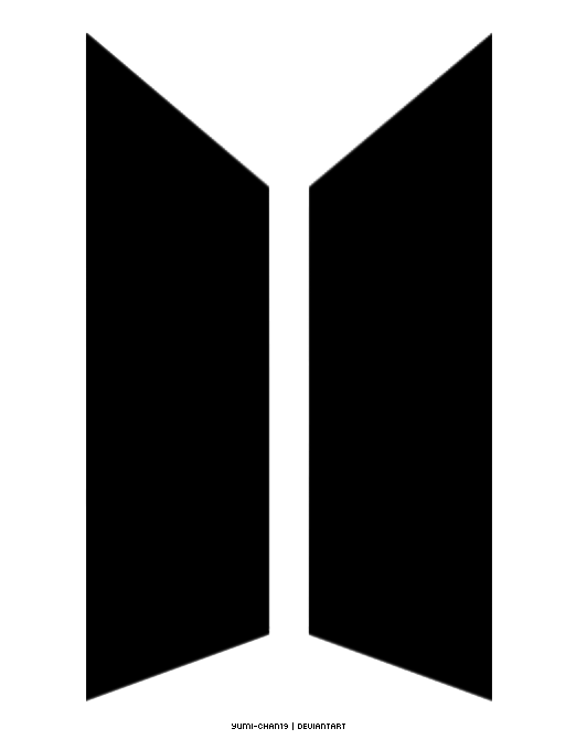 Kpop Logo Square Angle Bts PNG Free Photo Transparent HQ PNG Download 