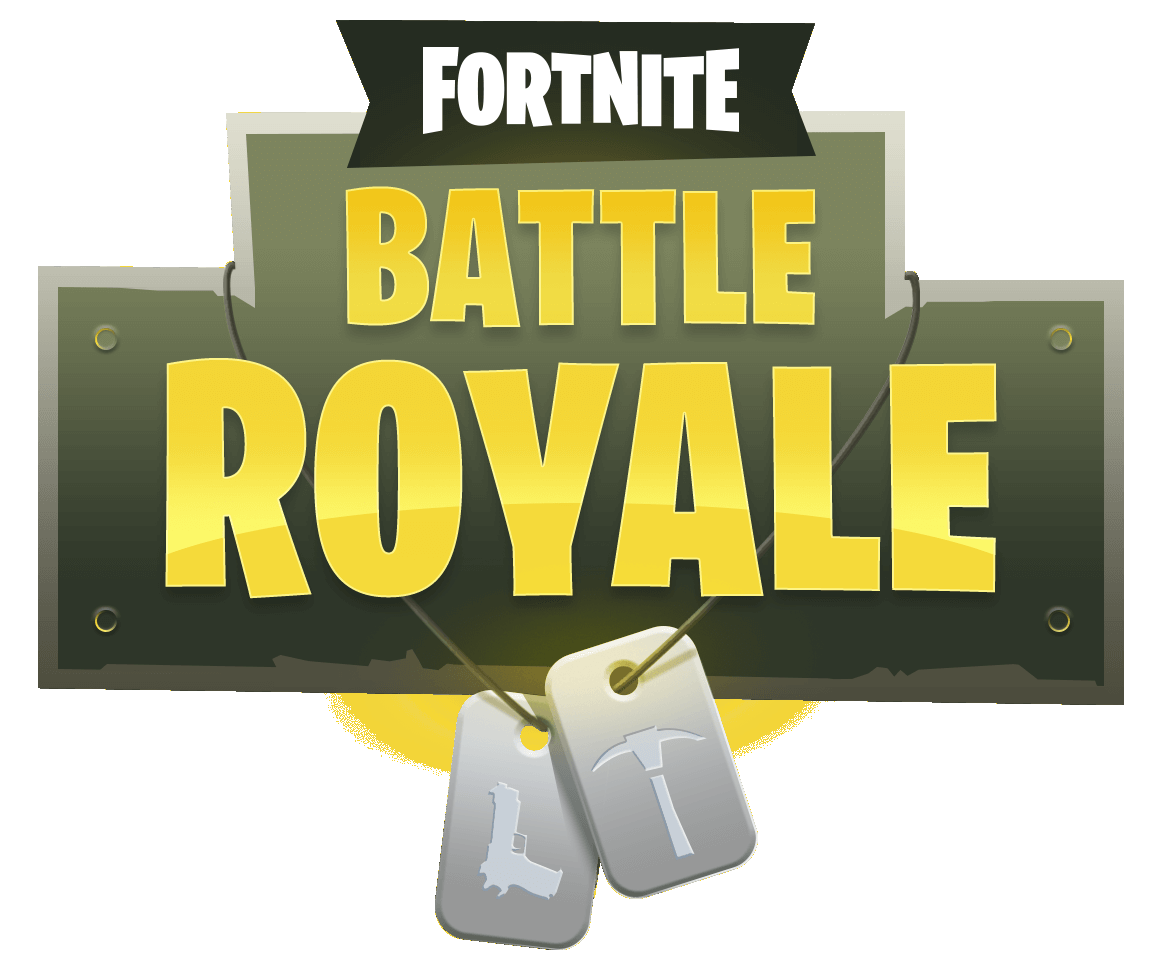 Text Yellow Royale Game Video Fortnite Battle PNG Image
