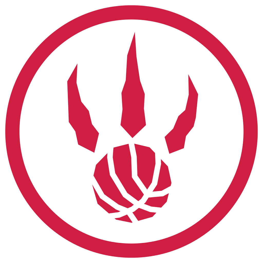 Toronto Logo Nba Raptors Line Red PNG Image