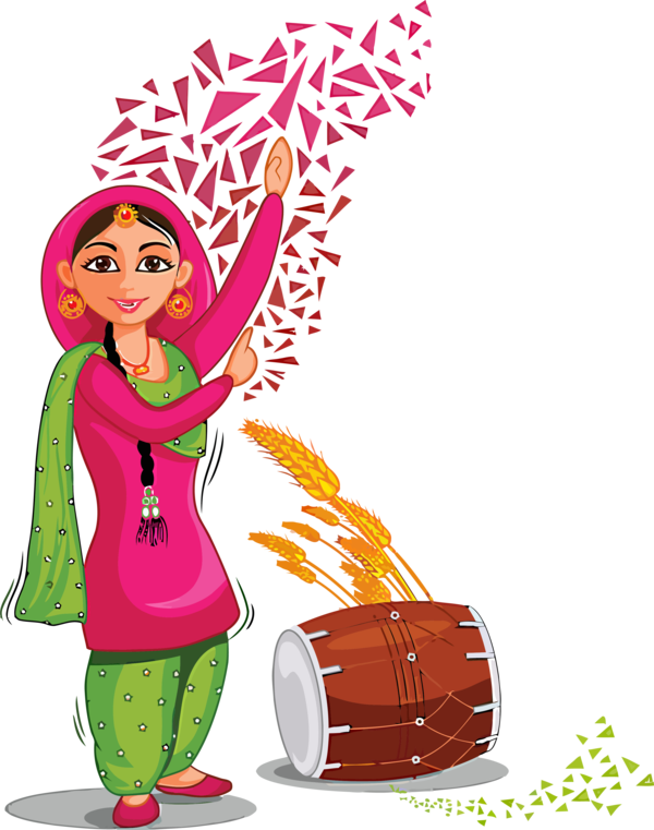 Download Lohri Cartoon For Happy Poem HQ PNG Image | FreePNGImg