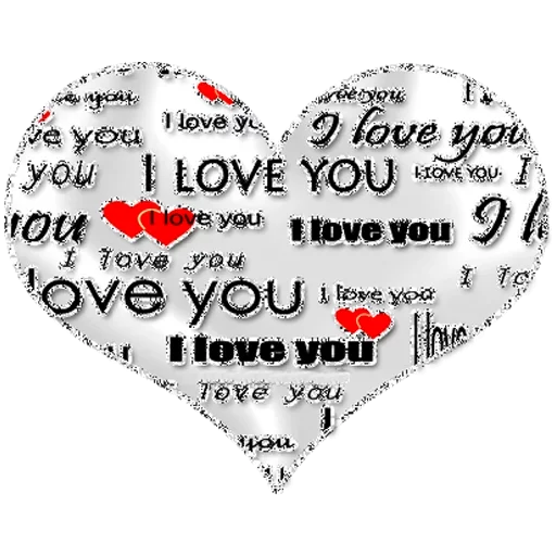 I Word You Love HD Image Free PNG Image