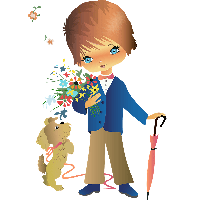And Boy Love Dog PNG Download Free