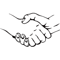 Handshake Art Photography Hand Cdr Monochrome PNG Image