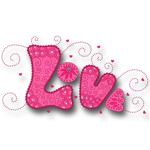 Word Love Text Download HD PNG Image