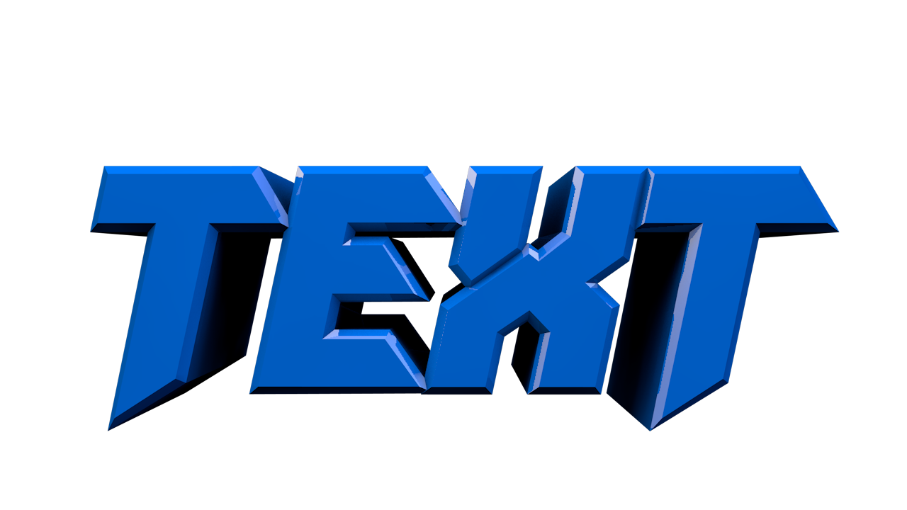 Text 3D PNG Image High Quality PNG Image