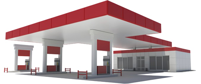 Gas Station HD Free Clipart HQ PNG Image