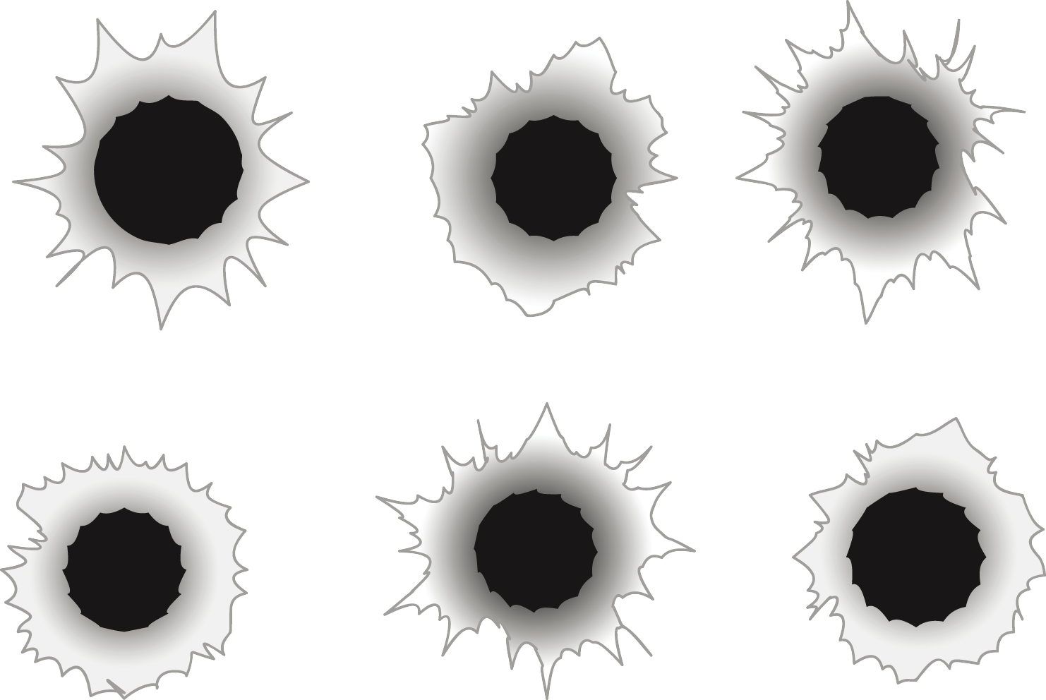 Bullet Holes Picture PNG Download Free PNG Image