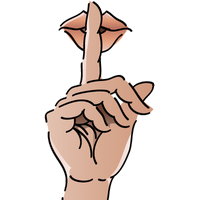 Keep Quiet HD Free Clipart HQ Transparent PNG Image