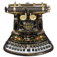 Evolution Medieval Of Machine Blickensderfer York The PNG