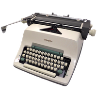 Underwood Company Royal Paper Ribbon Typewriter PNG
