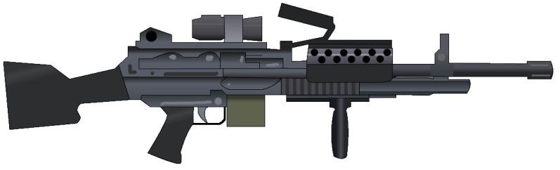 Machine gun Transparent PNG Image