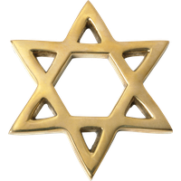 Magen David Jewish star Transparent PNG Image