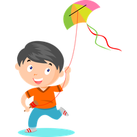 Makar Sankranti Cartoon Child For Happy Eve Party 2020 PNG Image