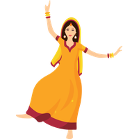 Makar Sankranti Yellow Dress For Happy Games