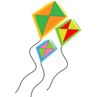 Makar Sankranti Line Triangle For Happy Drawing